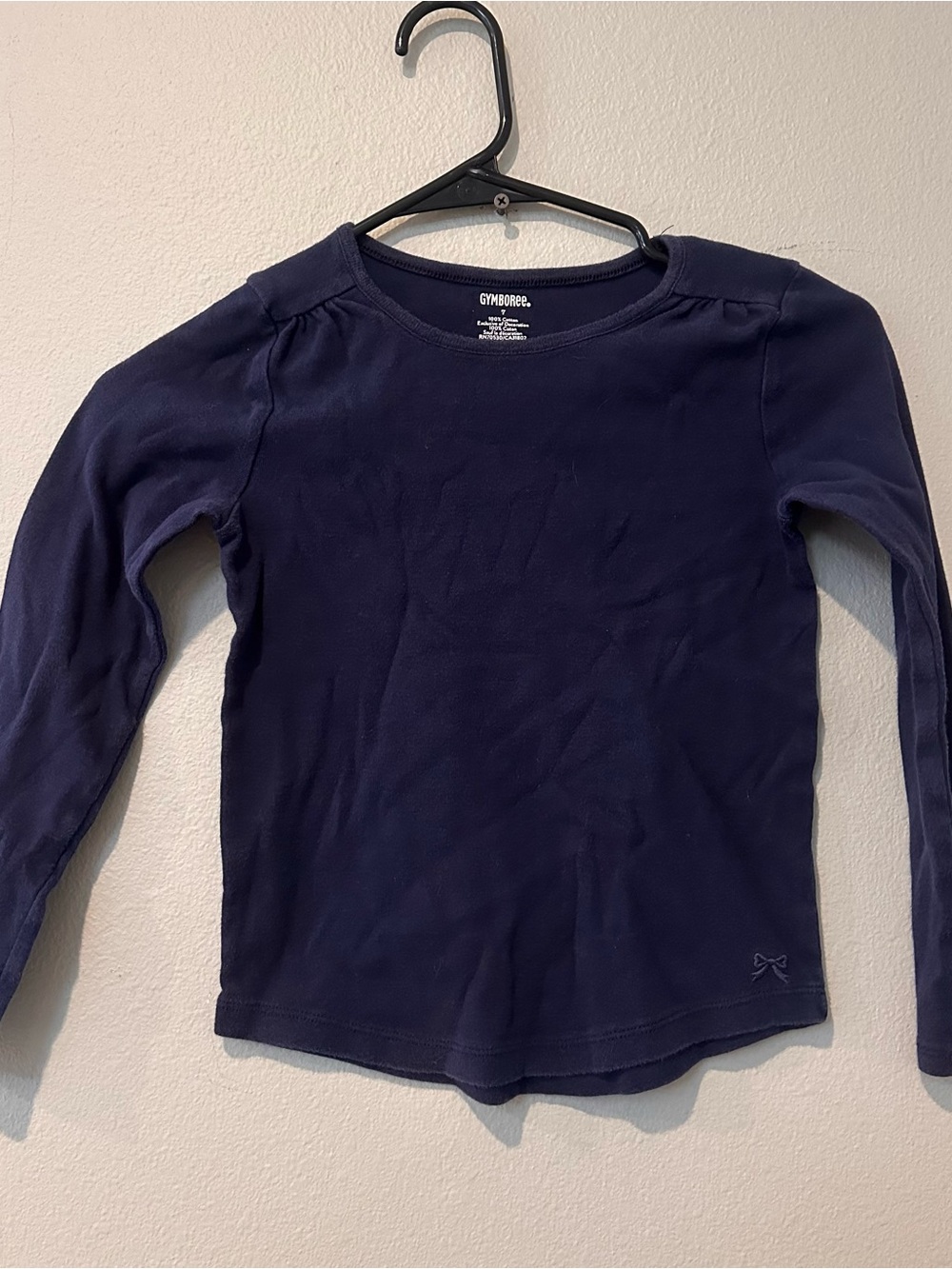 Gymboree Navy Blue Long-Sleeve Girl's Tee